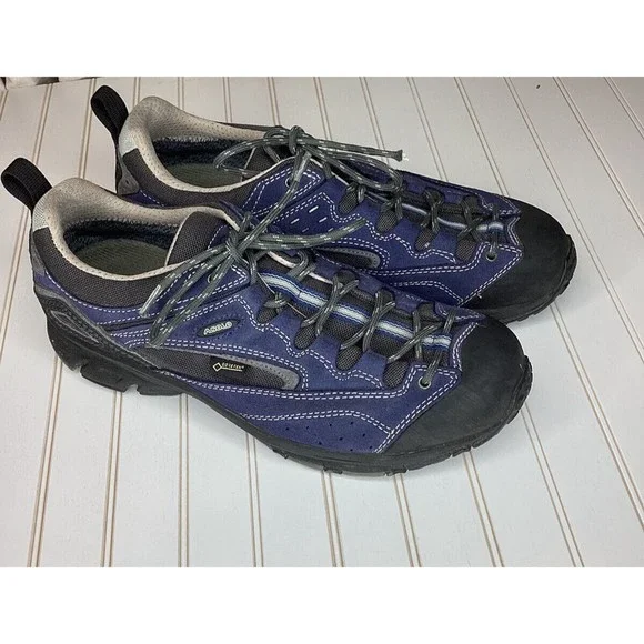 Asolo Navy Megaton GV Men’s Hiking Shoes Sneaker 8 - Picture 1 of 10